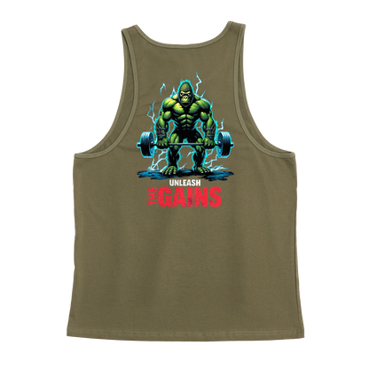 Sorta Fit Sorta Fat Unleash the Gains Singlet