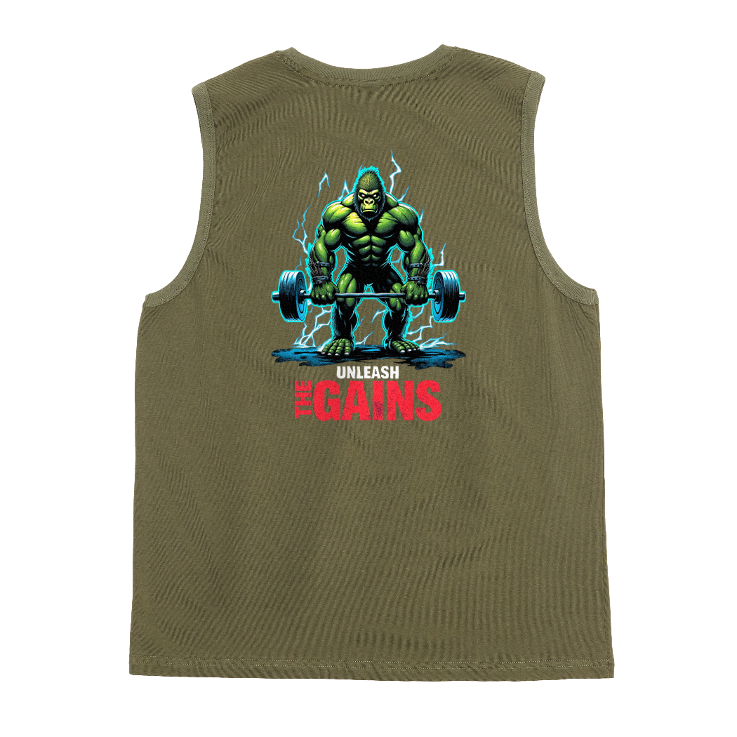 Sorta Fit Sorta Fat Unleash the Gains Tank