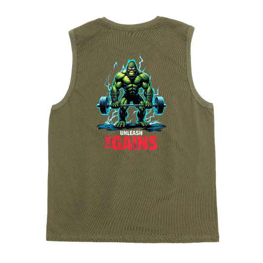 Sorta Fit Sorta Fat Unleash the Gains Tank