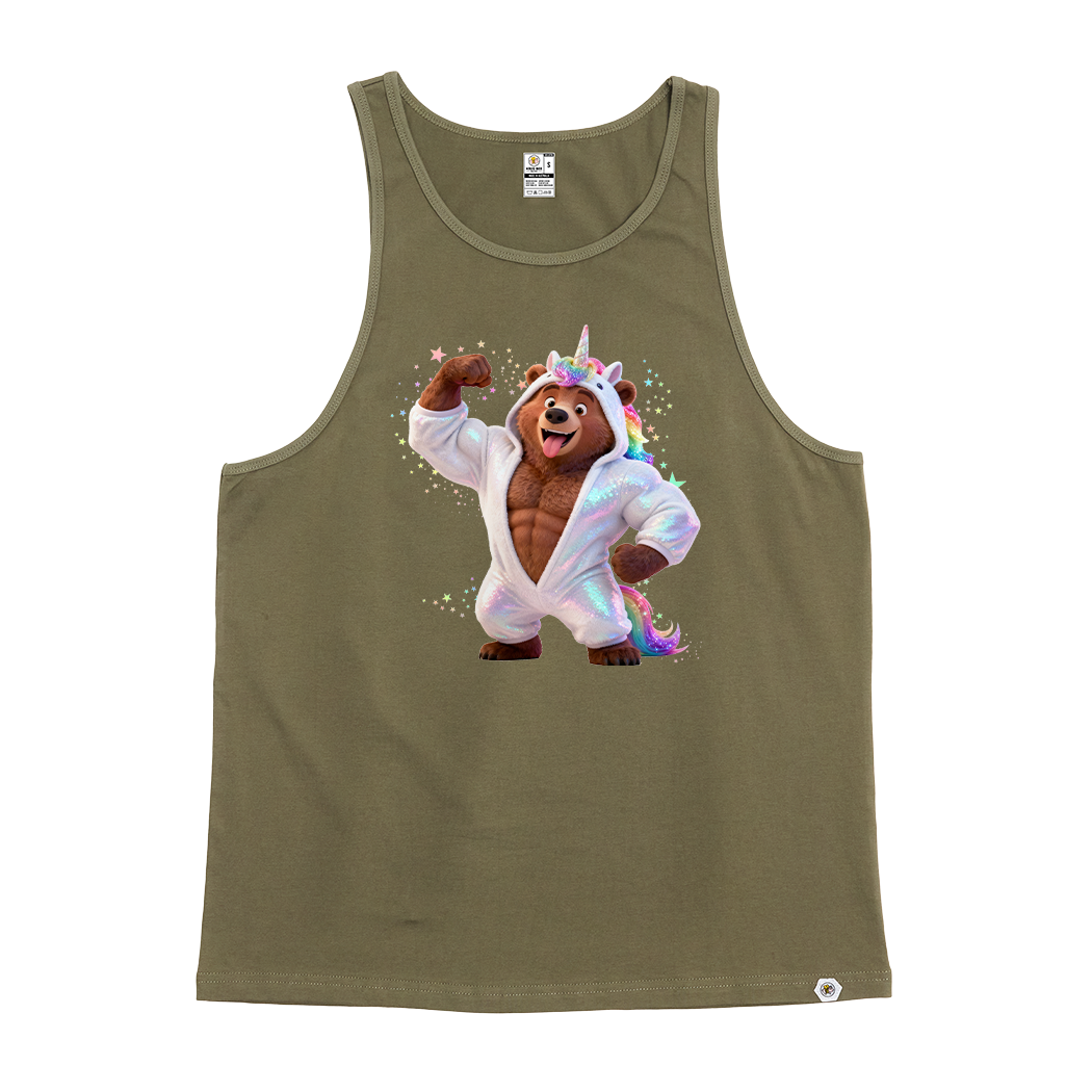 Muffles The Unibear Singlet