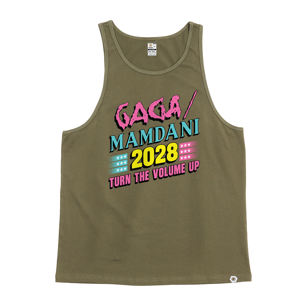 Gaga / Mamdani 2028  - Corey Craig x Kris Bee Bacon Singlet