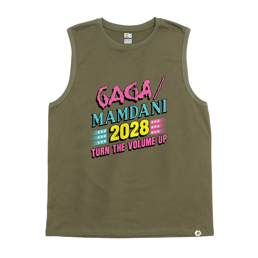 Gaga / Mamdani 2028  - Corey Craig x Kris Bee Bacon Tank