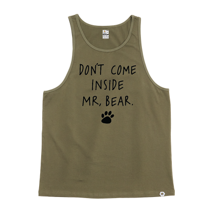 Don't come inside Mr Bear Singlet