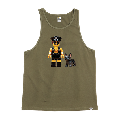 An Officer and His Dog Singlet