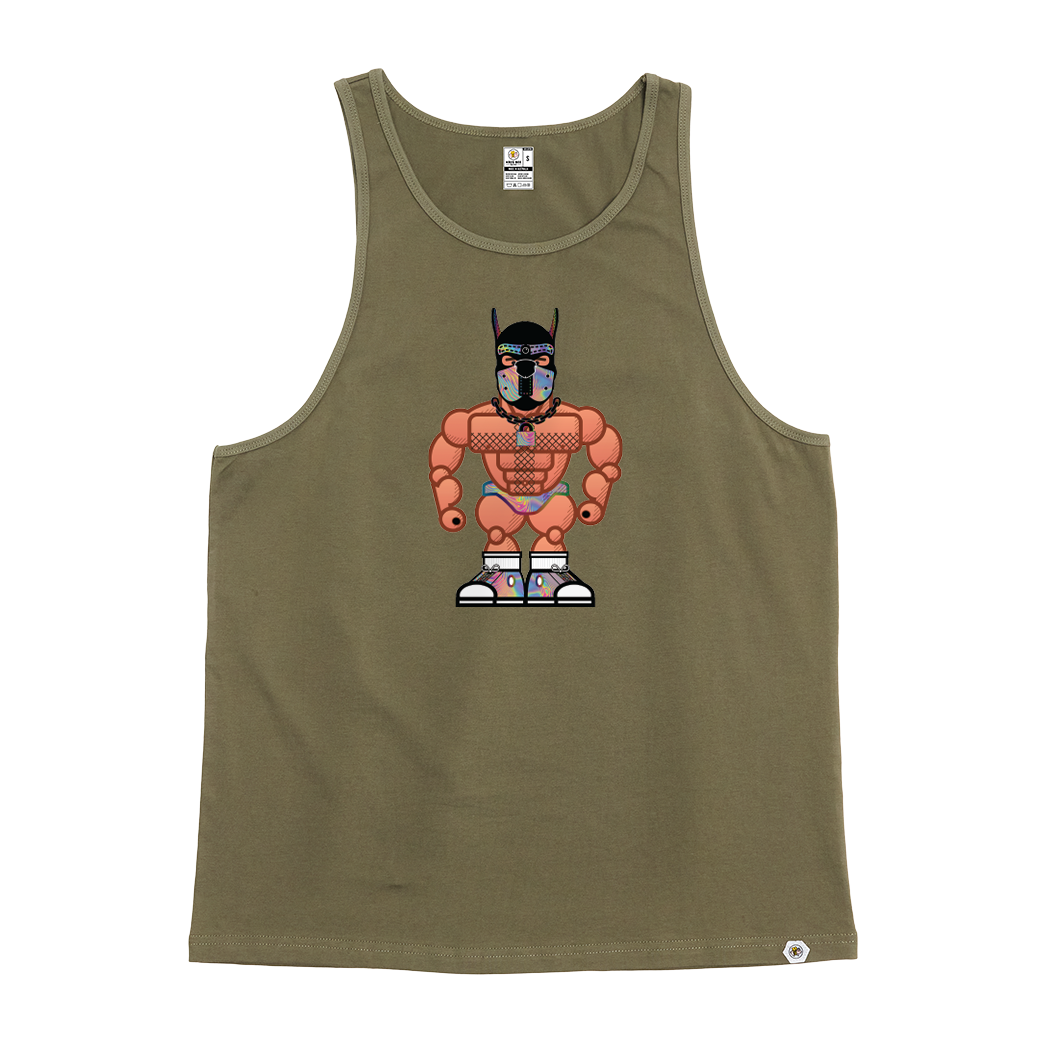 Pocketbears Collab Neon Pup Singlet