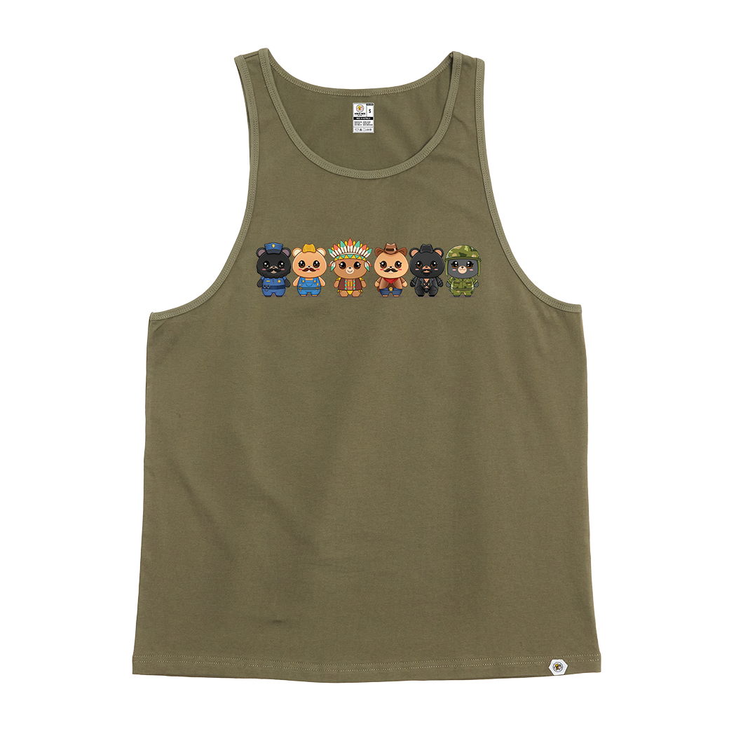 The Village Bears Mardi Gras 2026 Limited Edition Singlet