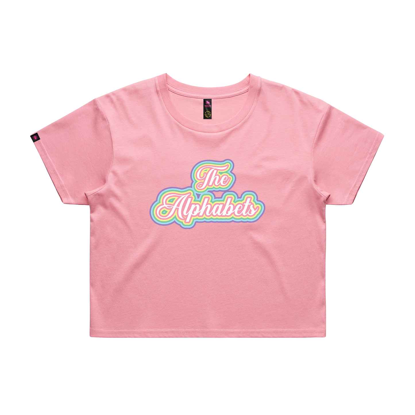 The Alphabets Crop Top