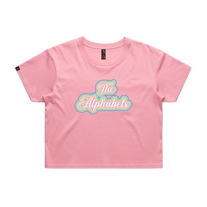 The Alphabets Crop Top