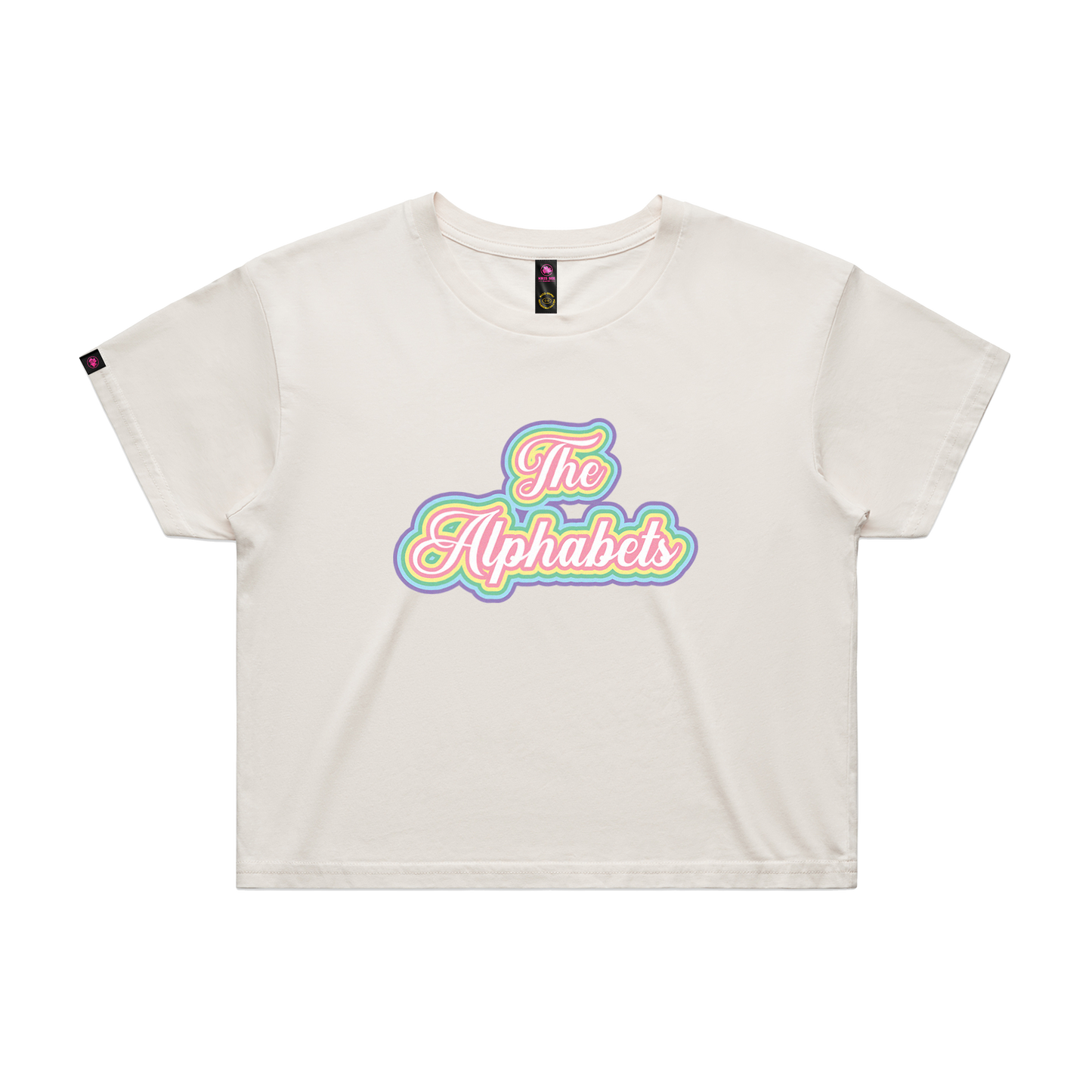 The Alphabets Crop Top