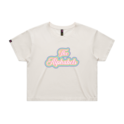 The Alphabets Crop Top