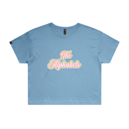 The Alphabets Crop Top