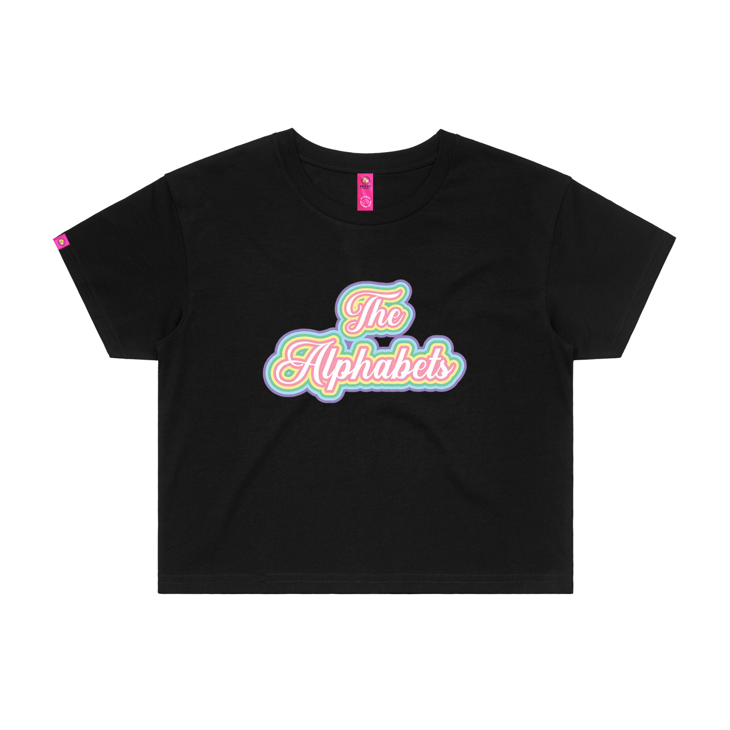 The Alphabets Crop Top