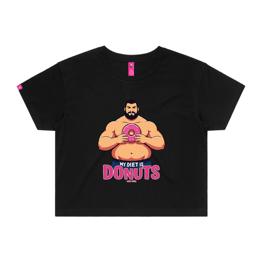 My Diet is Donuts+ Crop Top - PRE ORDER