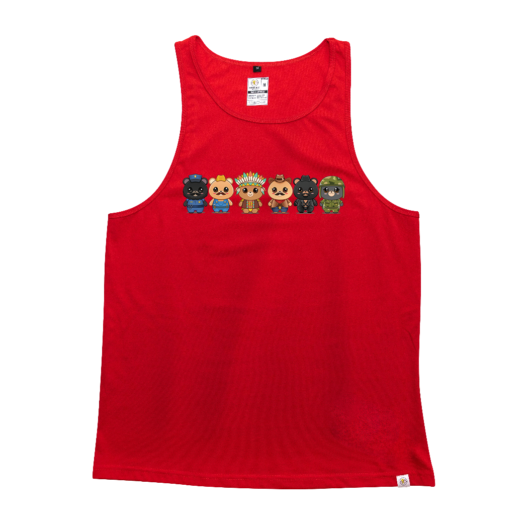 The Village Bears Mardi Gras 2026 Limited Edition Singlet