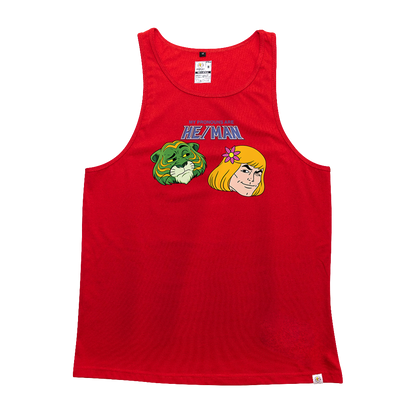 My Pronouns are He/Man Singlet