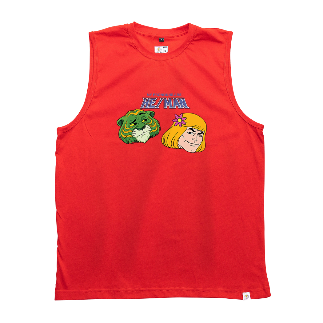 My Pronouns are He/Man Tank