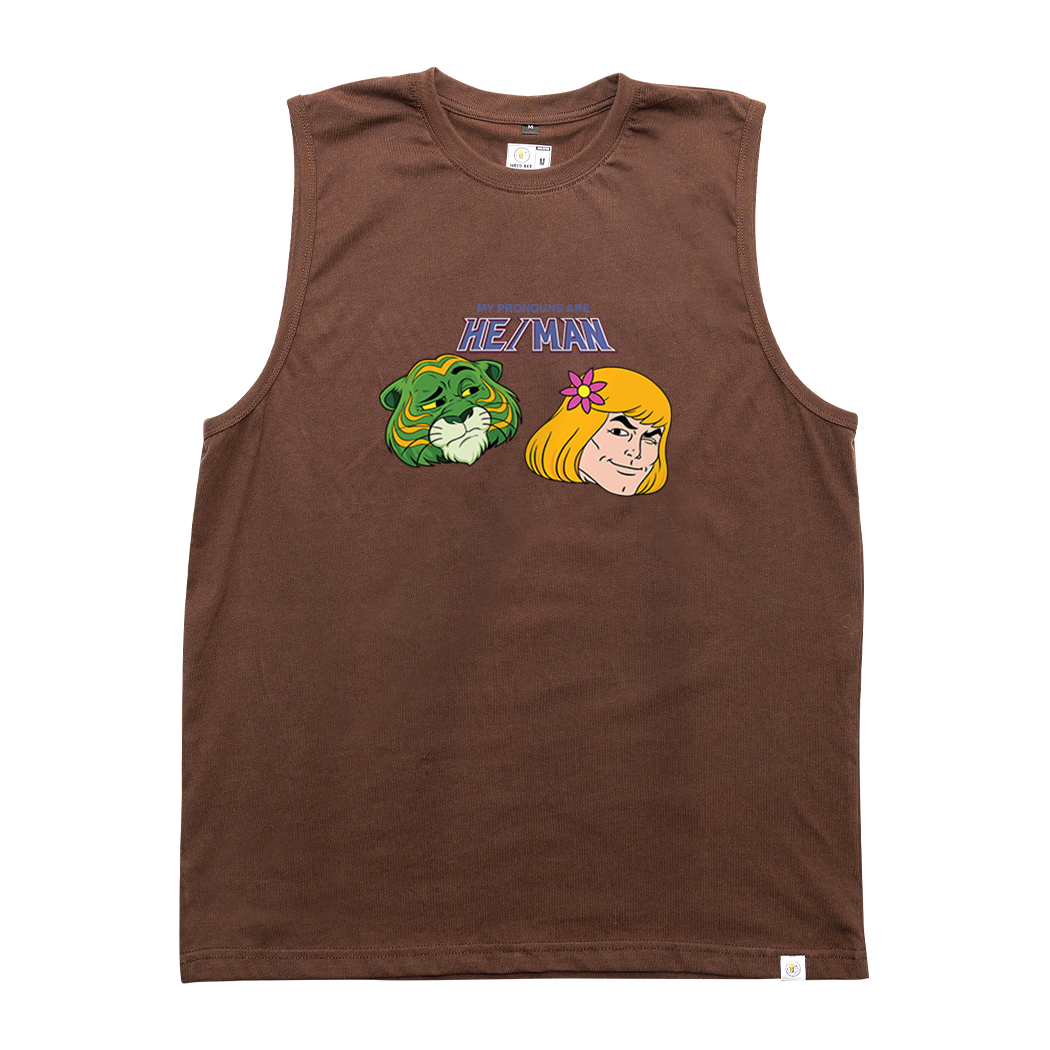 My Pronouns are He/Man Tank