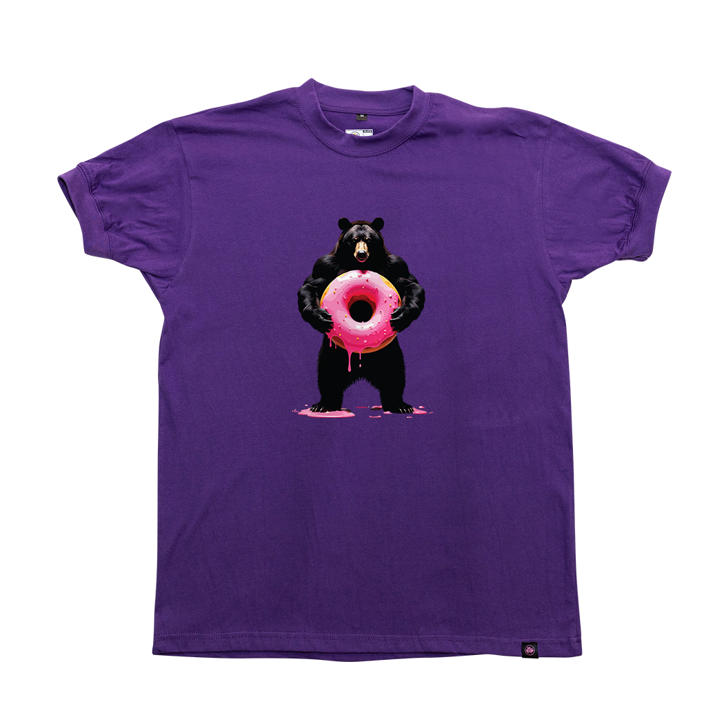 Sticky Donut Bear Hole T-Shirt