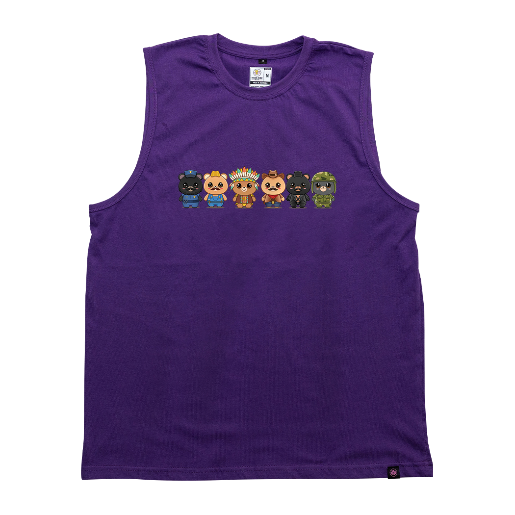 The Village Bears Mardi Gras 2026 Limited Edition Tank