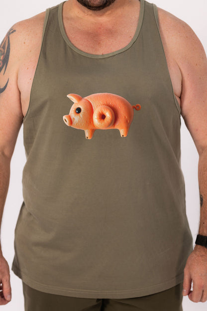 Donut Pig Singlet