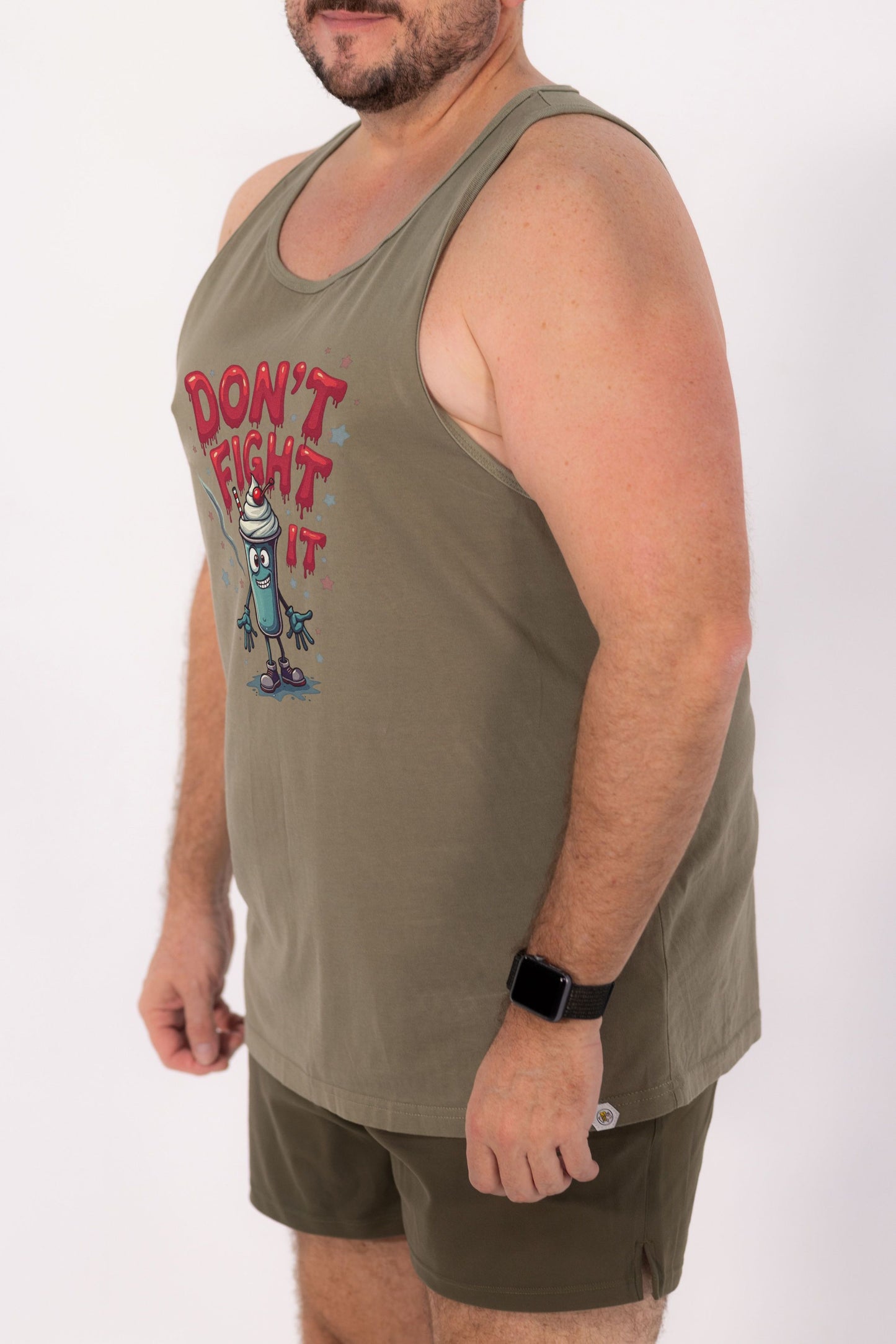 The Milkshake Man Don't Fight It Singlet