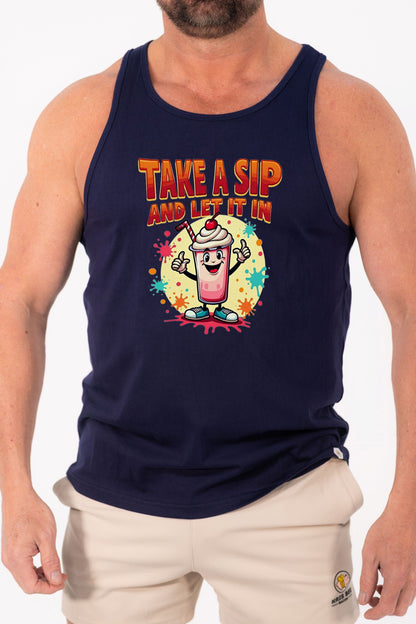 The Milkshake Man Take a Sip Singlet