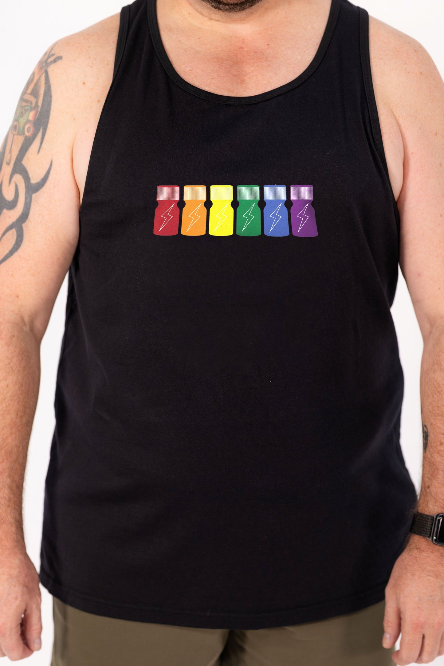 Rainbow Poppers Singlet