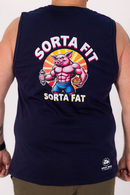 Sorta Fit Sorta Fat Donut Champ Tank