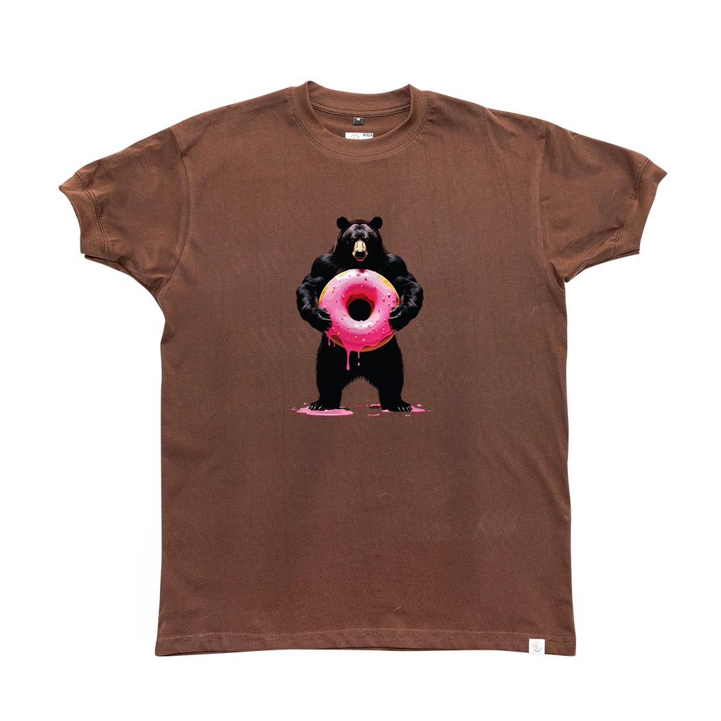 Sticky Donut Bear Hole T-Shirt
