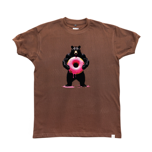 Sticky Donut Bear Hole T-Shirt