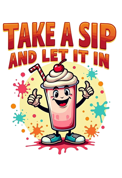 The Milkshake Man Take a Sip Singlet