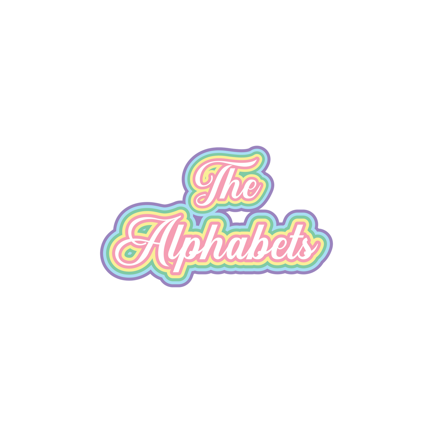 The Alphabets Crop Top