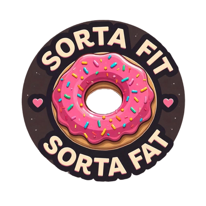 Sorta Fit Sorta Fat Donut Icon T-Shirt