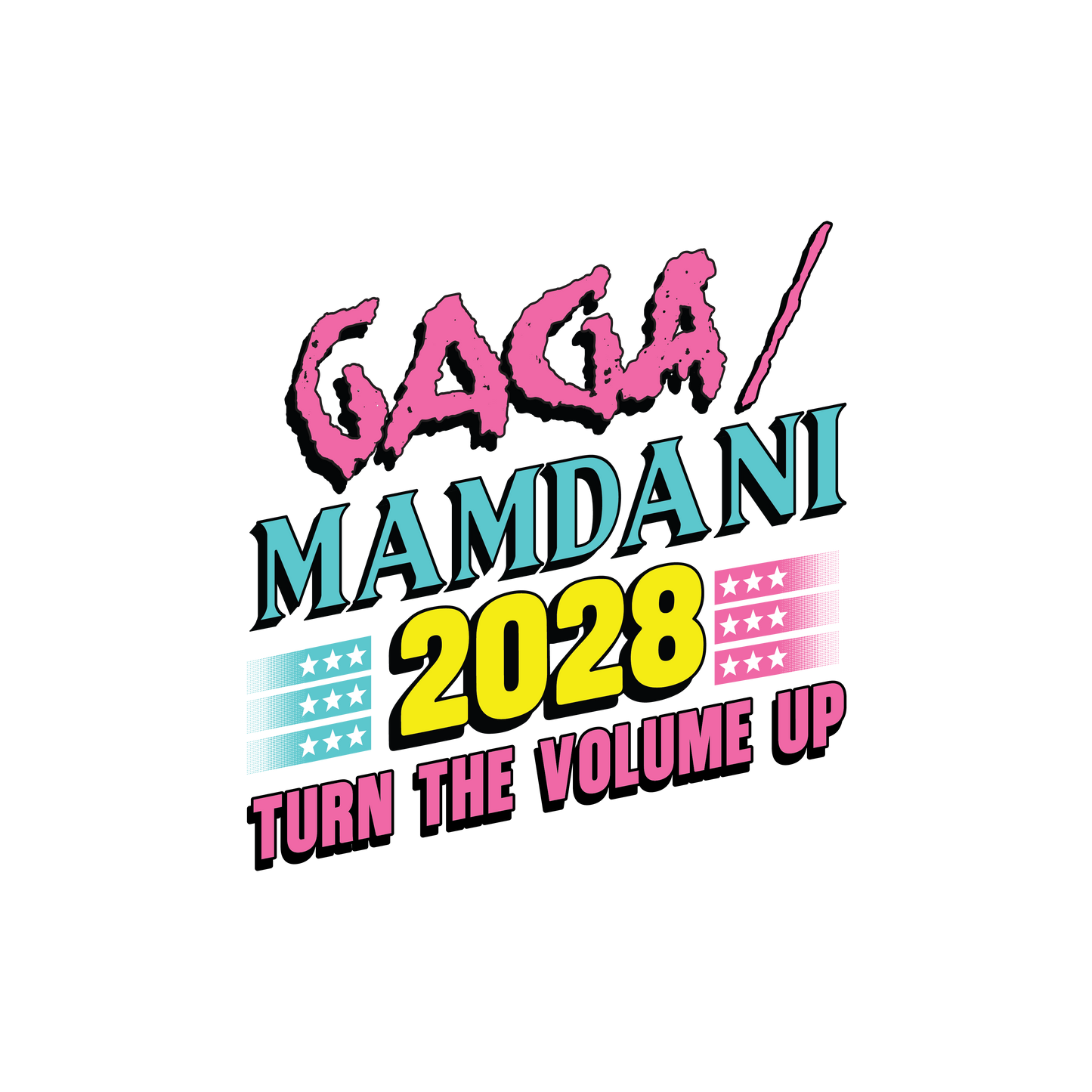 Gaga / Mamdani 2028  - Corey Craig x Kris Bee Bacon T-Shirt