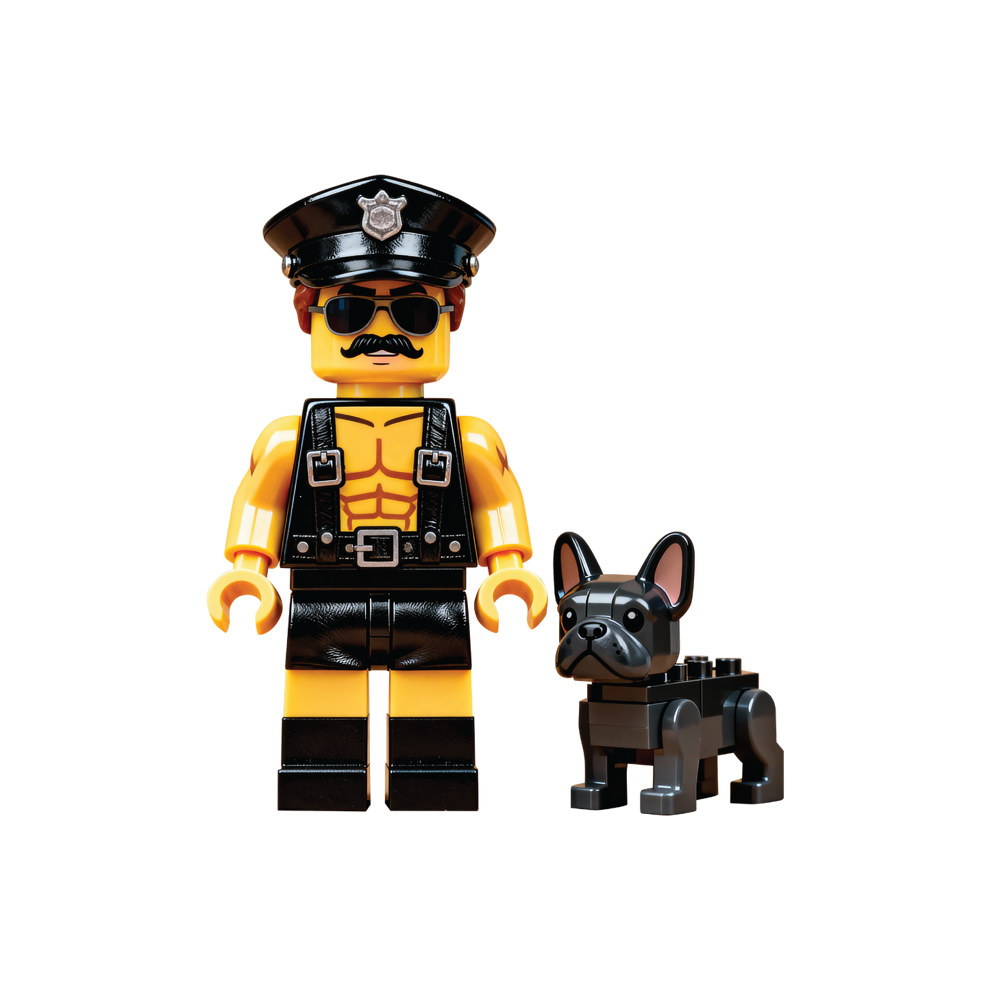 An Officer and His Dog Singlet