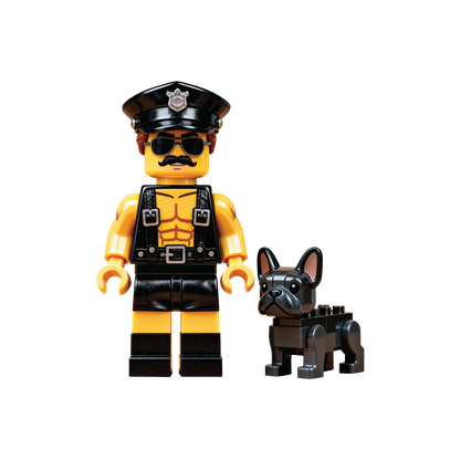 An Officer and His Dog Singlet