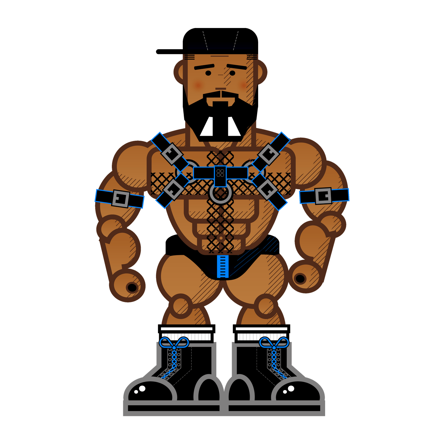 Pocketbears Collab Daddy Hassan Singlet