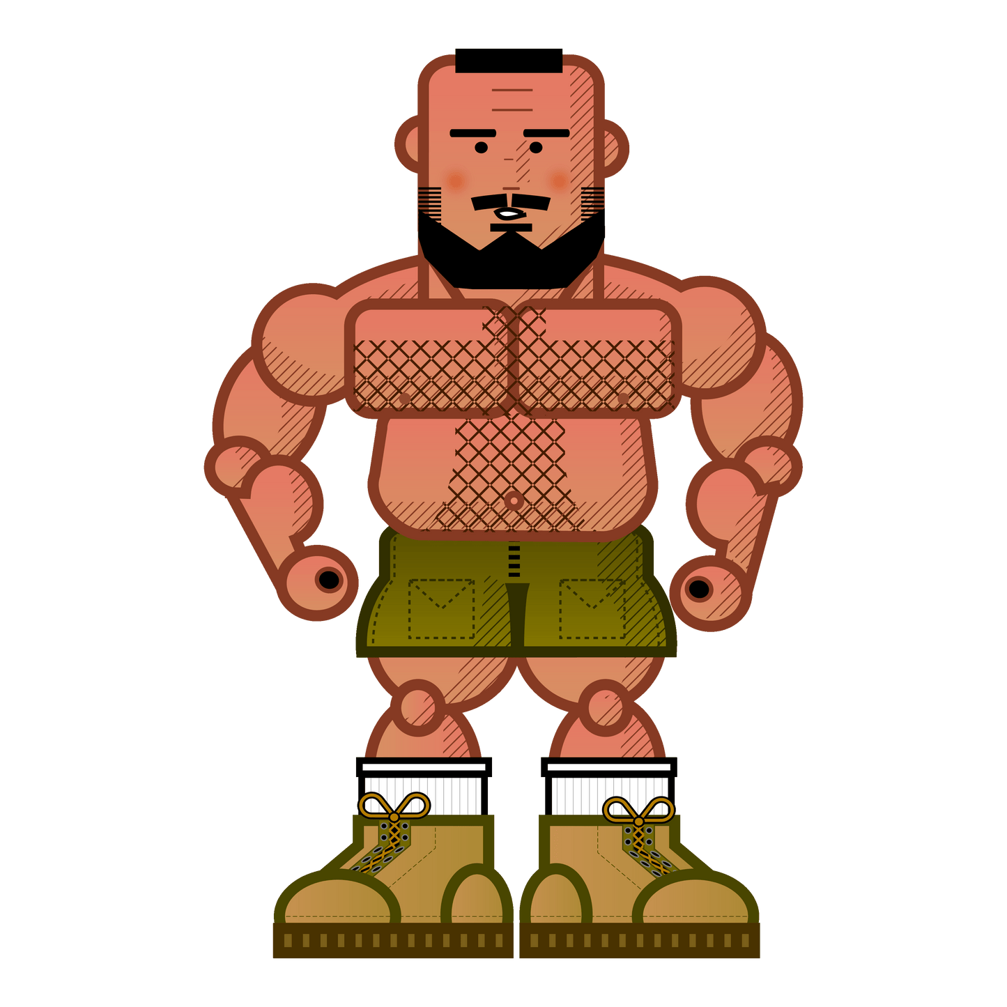 Pocketbears Collab Steve the Bear Singlet