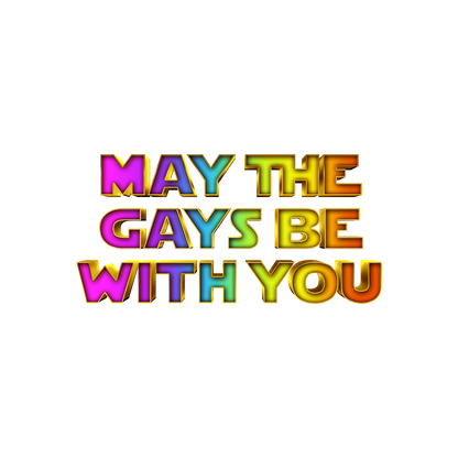 DALY MALE EXCLUSIVE - May the Gays be with you Tank