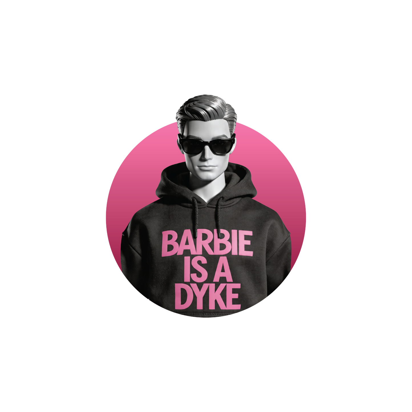 Barbie is a Dyke Crop Top