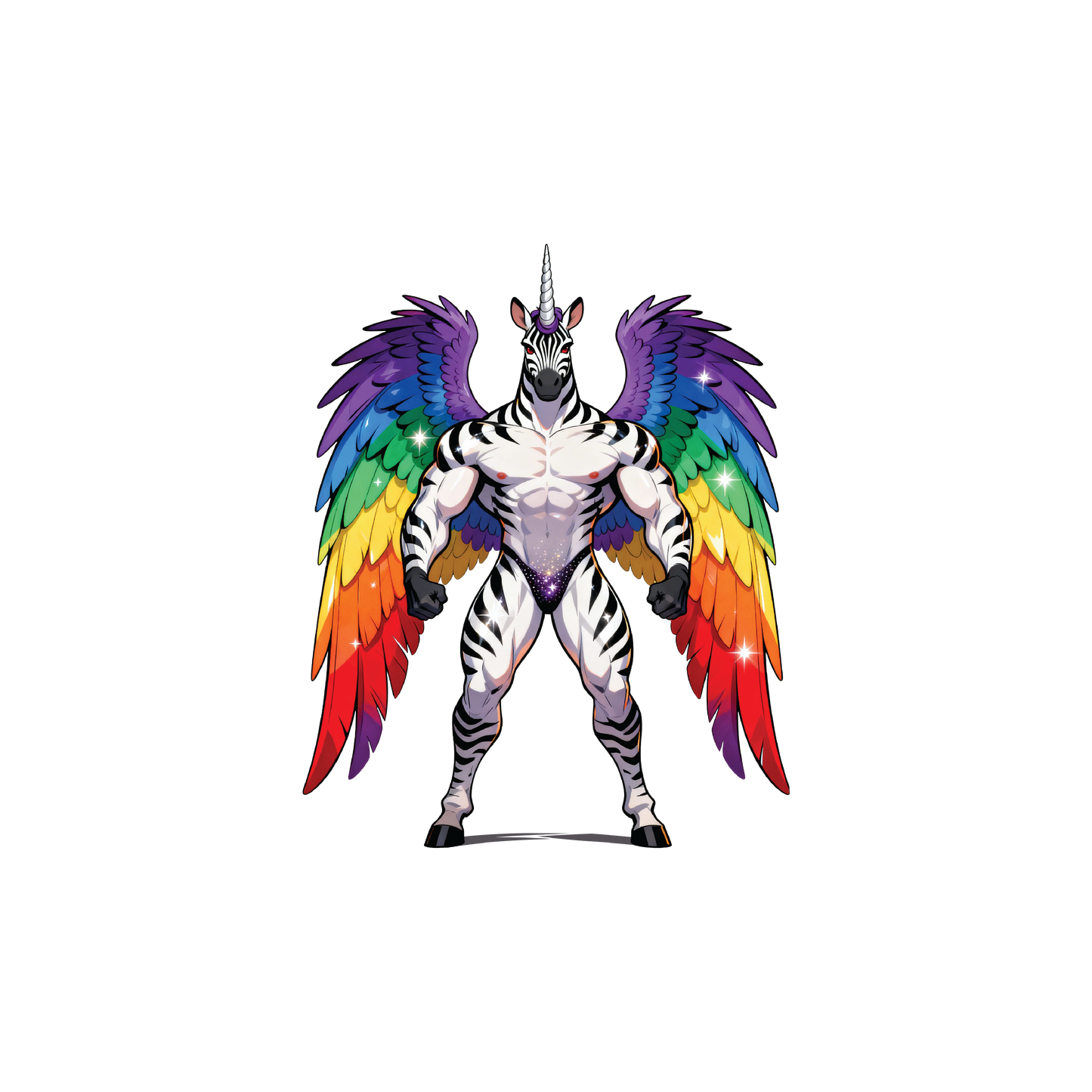 Pride Zebracorn Tank