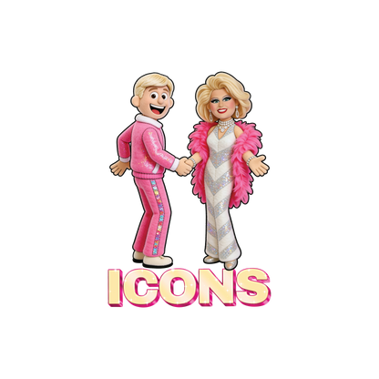 ICONS Carlotta and Bob Downe Crop Top