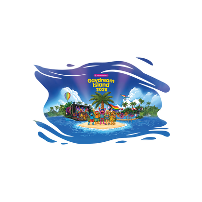 Muppets Gaydream Island Crop Top