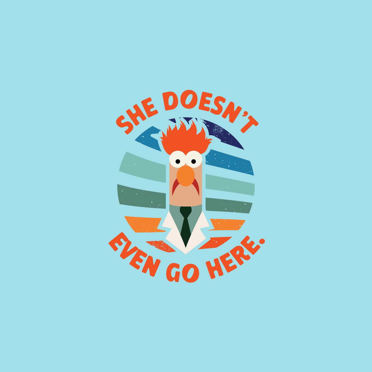 She doesn't even go here T-shirt