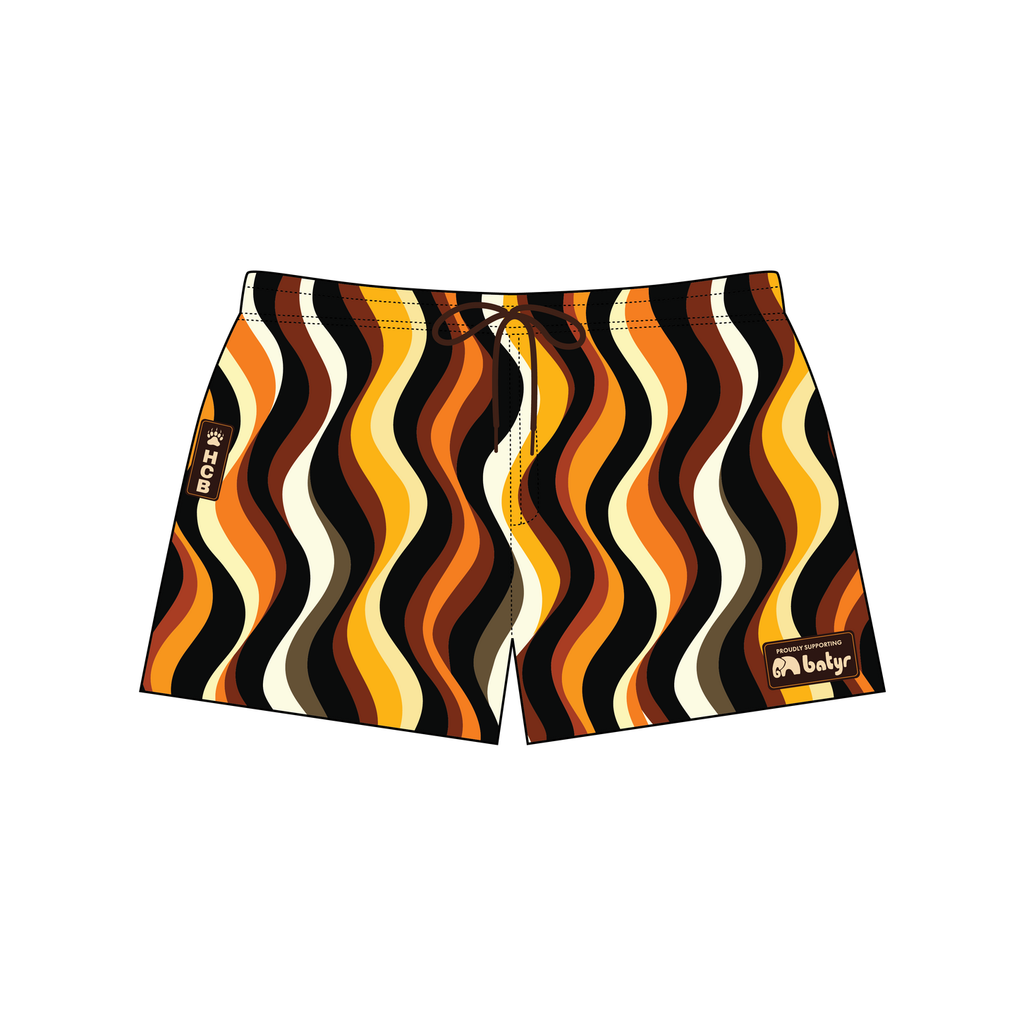 Golilocks Bear Swim Shorts - Harbour City Bears proudly supporting batyr (presale)