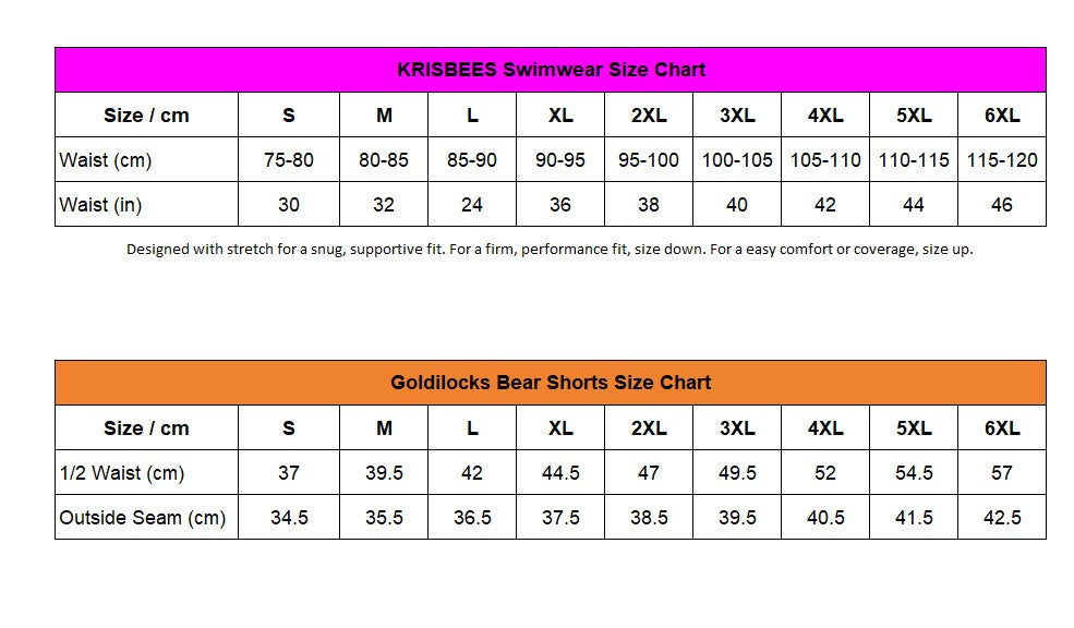 Golilocks Bear Swim Shorts - Harbour City Bears proudly supporting batyr (presale)