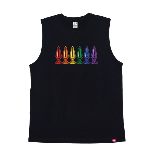 Disco Plug Rainbow Tank Top