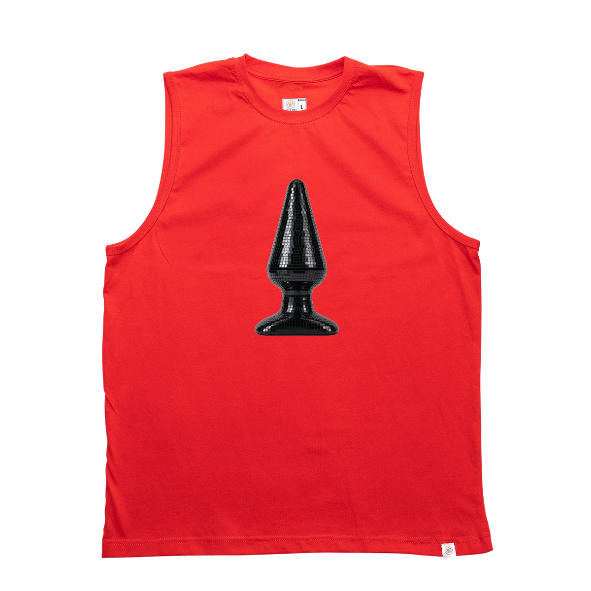 Disco Plug Black Tank Top