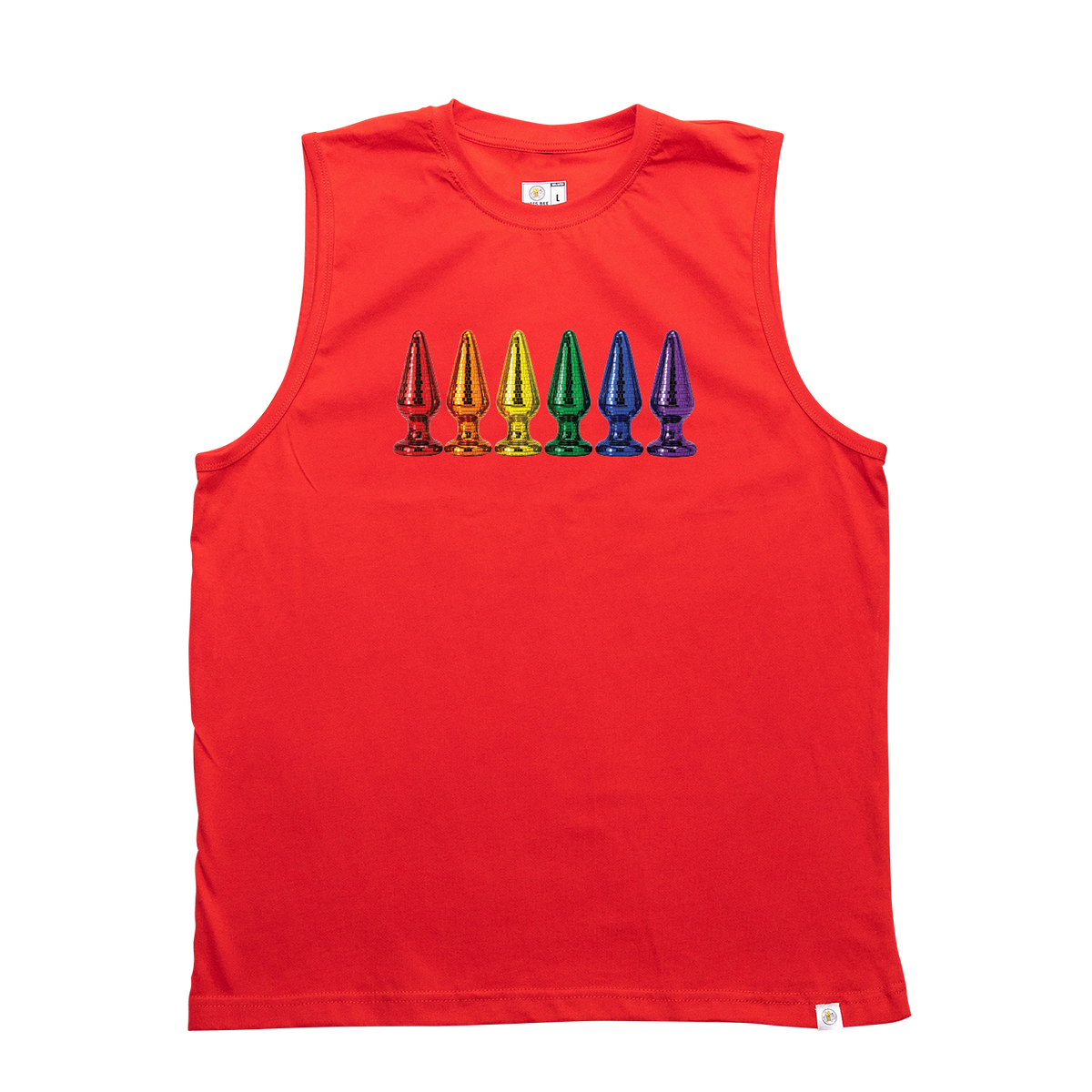 Disco Plug Rainbow Tank Top