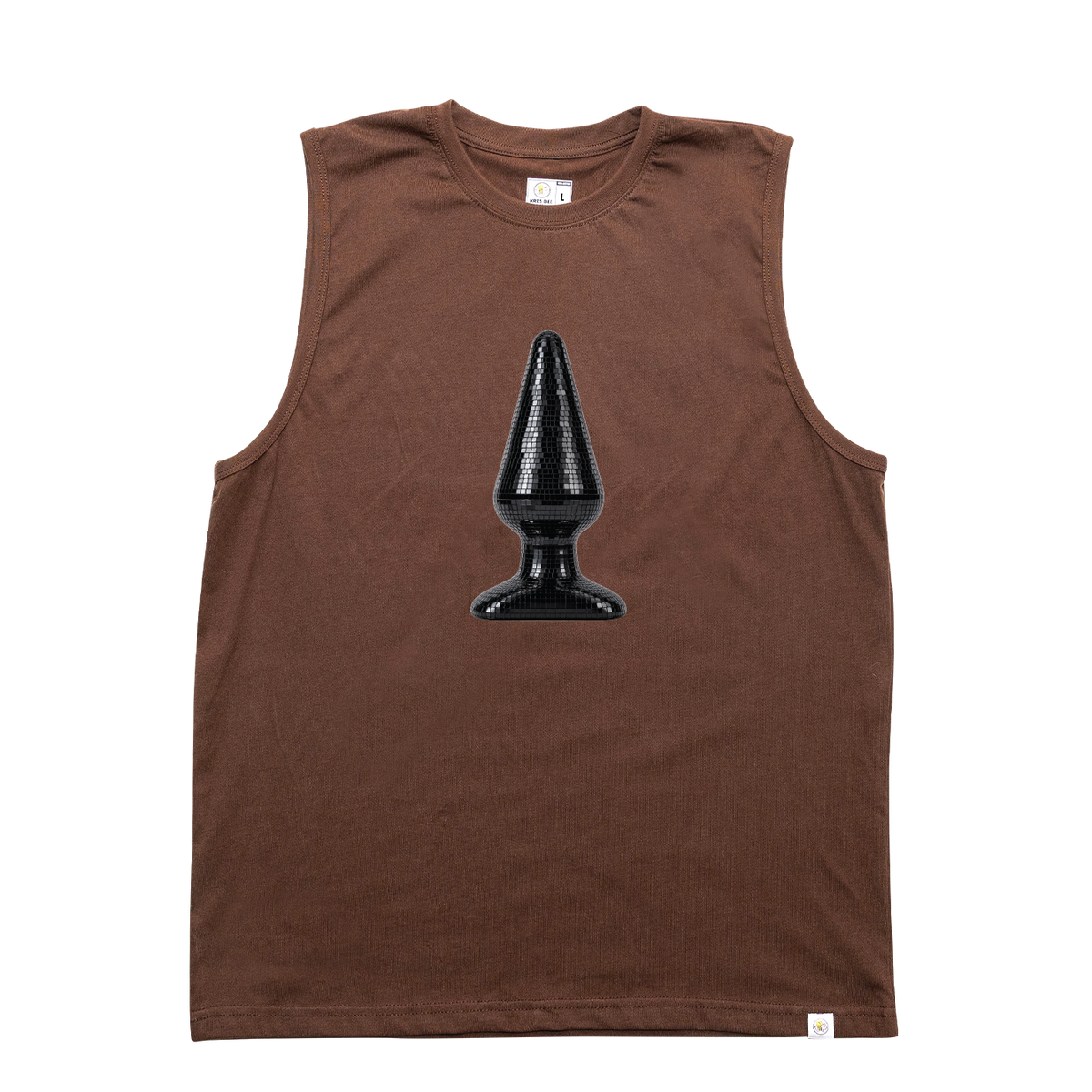 Disco Plug Black Tank Top